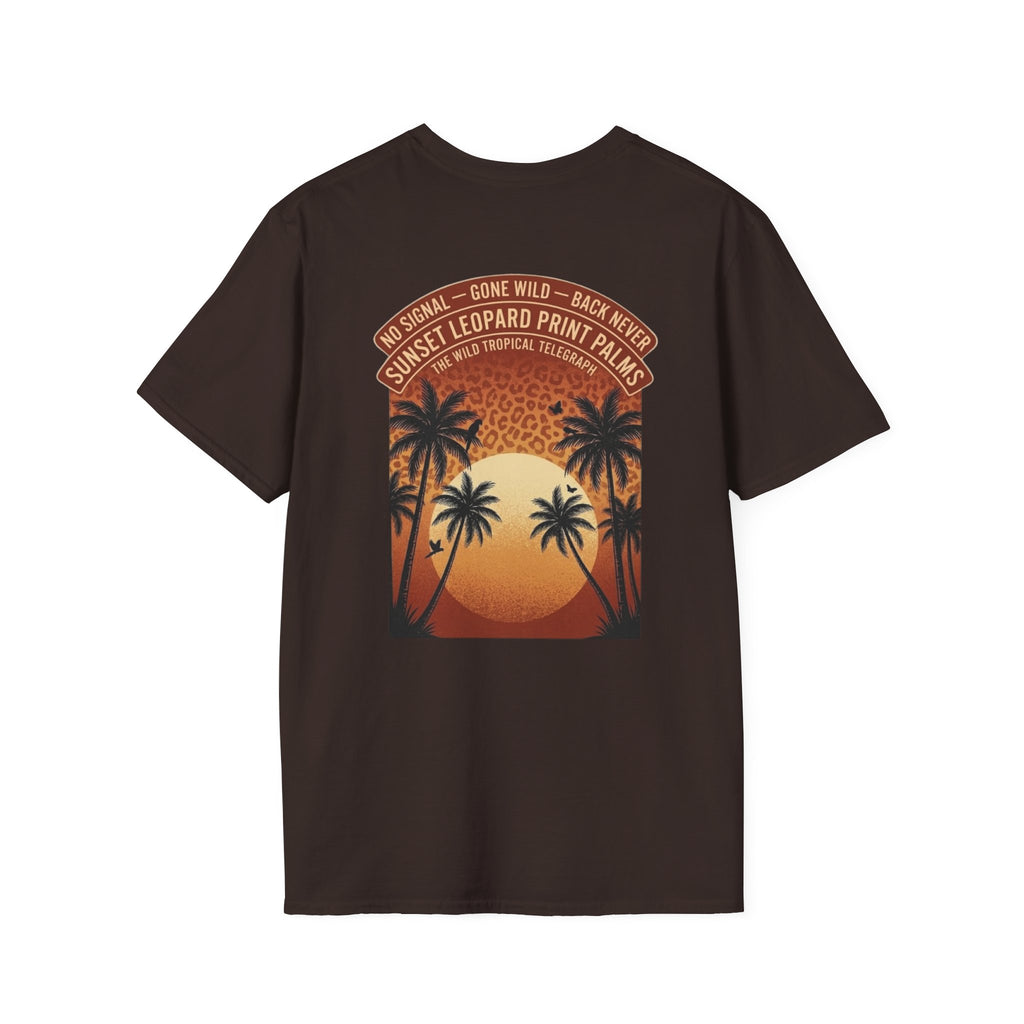 Sunset leopard T-Shirt